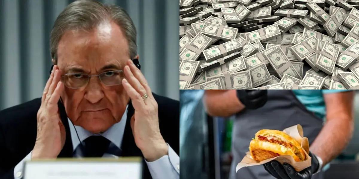 After failing at Real Madrid, now he only sells hamburgers for a living