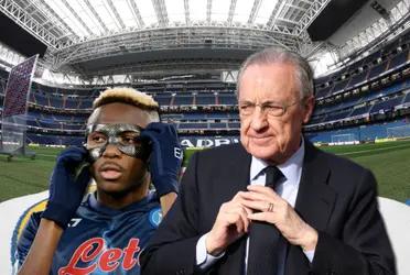 After his terrible game against Real Madrid, Víctor Osimhen was discarded by Florentino Pérez.