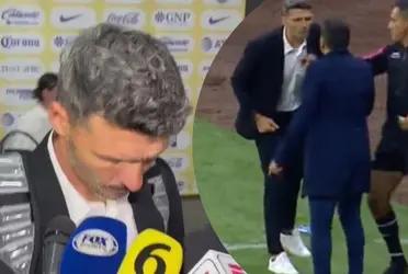 After the fight between Nicolás Larcamón and Fernando Ortiz, the coach of America could be left without a job