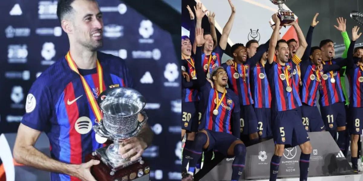 After winning the Supercopa with FC Barcelona, Sergio Busquets has spoken out about it and infuriated Madrid fans