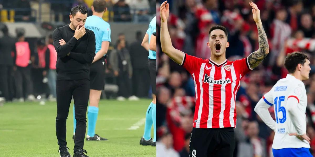 Again! Athletic Club makes it 2-2 in the first minutes of the 2nd half vs Barca