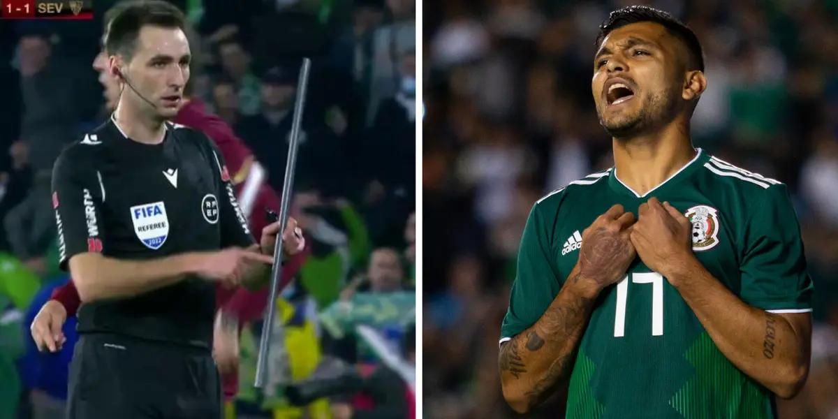 Although the player came off the bench and was ready to make his debut in the Copa del Rey, the game was suspended due to a projectile thrown from the stands at a player.