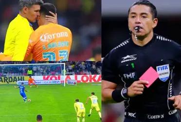 América defeated Rayados in the middle of the arbitration controversy for a play that forced a repeat of the penalty