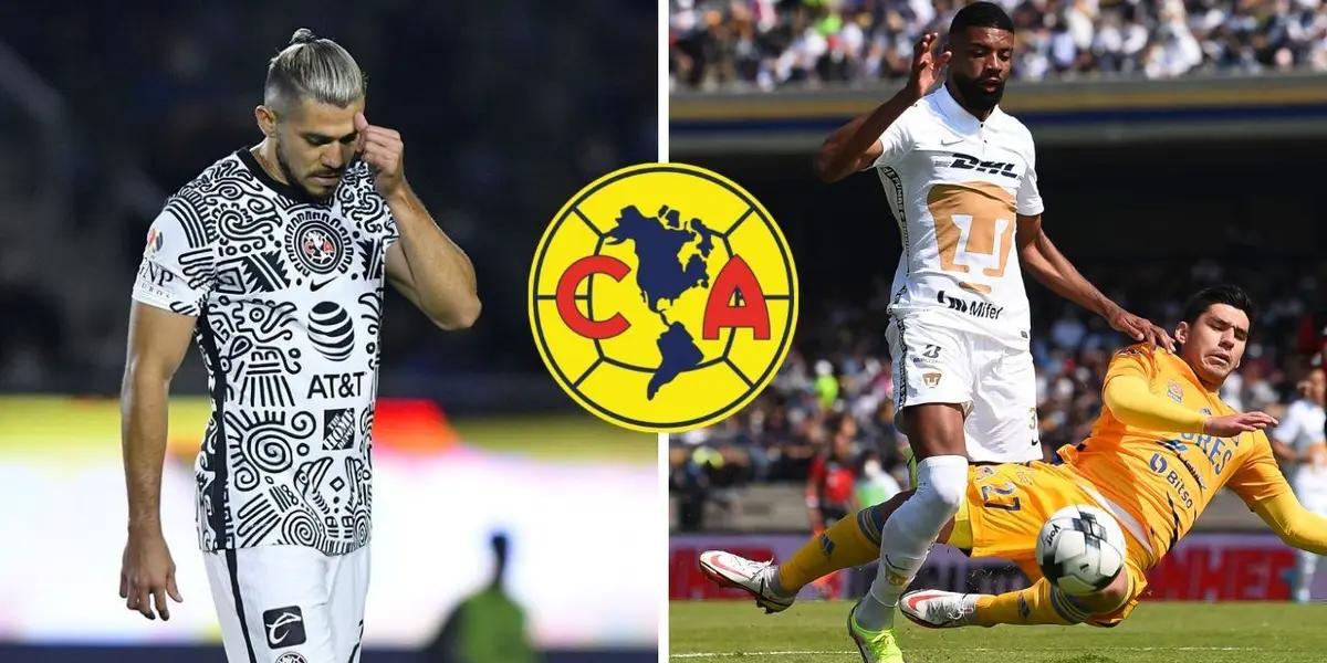 América is looking for a central defender, who humbled Pumas and even has more goals than Henry Martín.