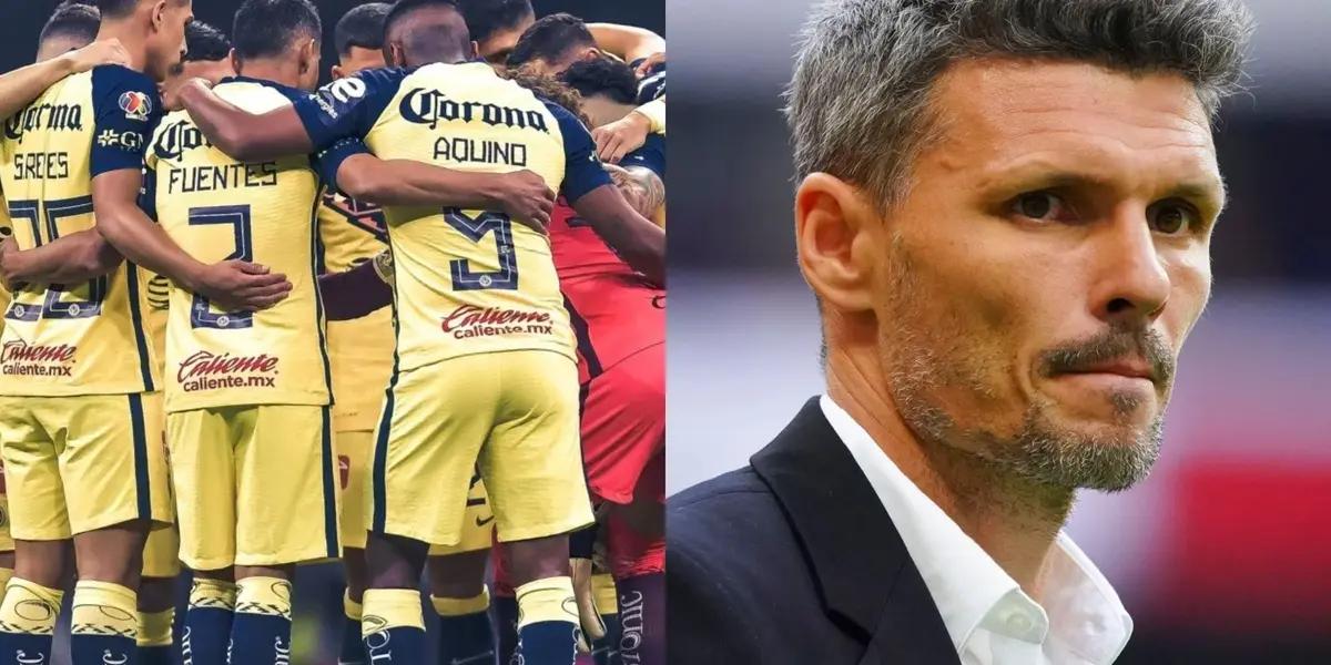 América's scholarship ran out after the match between the Azulcremas and Rayados