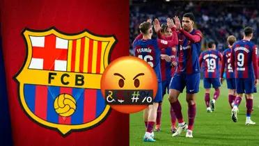 An FC Barcelona player confronted a fan for insulting him.