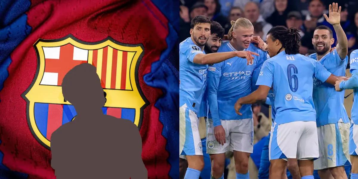 An FC Barcelona player picks Manchester City win the Champions League back-to-back.