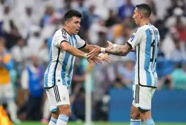 Ángel had been Argentina's best but was replaced by Acuña in the second half.