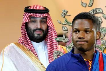 Ansu Fati could arrive in the Saudi Arabian League next season. How much money will they offer for him?