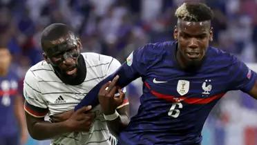 Antonio Rudiger and Paul Pogba. (Source: Sporting news)