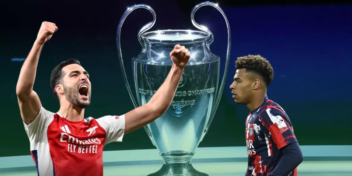 Arsenal hosts PSG on April 29, 2025, at 1:00 PM CMT in the Champions League semifinal first leg.
