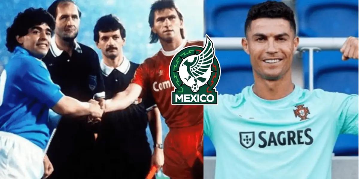 At the time he played against Diego Armando Maradona, he was one of the stars, now he has the same business as Cristiano Ronaldo.