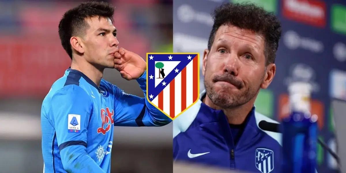 Atletico Madrid set its eyes on Hirving Lozano and Diego Simeone is convinced thanks to a player very close to Chucky