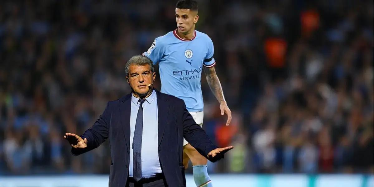 Barcelona haven't finalized Joao Cancelo's loan deal with Manchester City yet