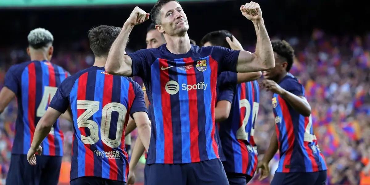 Barcelona picked up their first LaLiga win on Sunday with a 4-1 victory over Real Sociedad in the second round of La Liga, thanks to a brace from Poland's Robert Lewandowski.