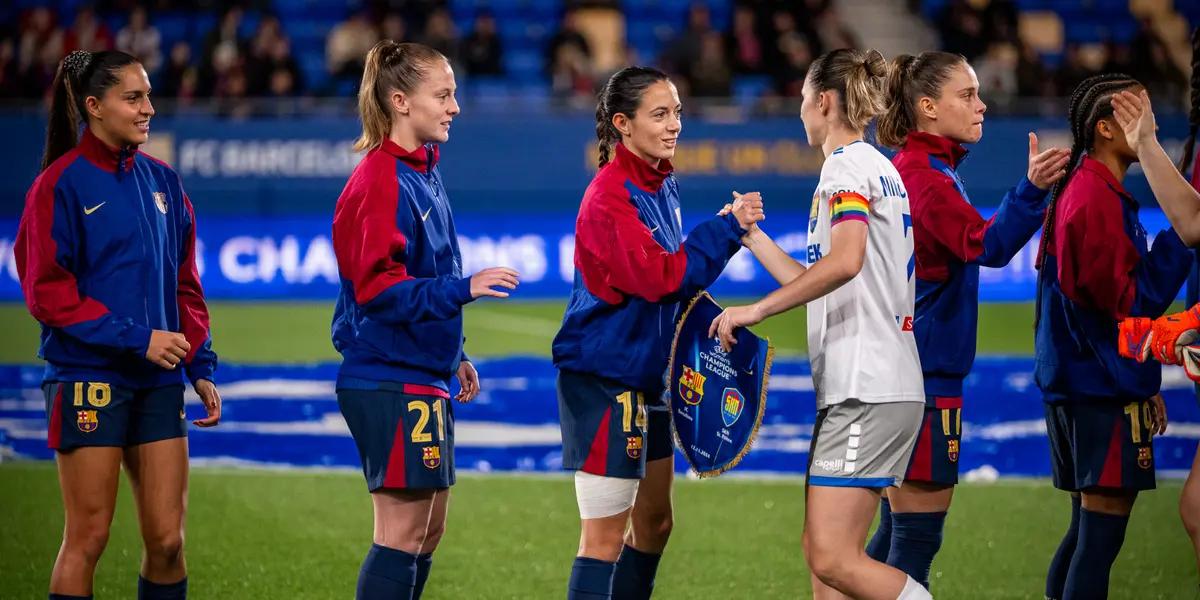 Barcelona (W) vs St. Polten (W) | Photo: @FCBfemeni