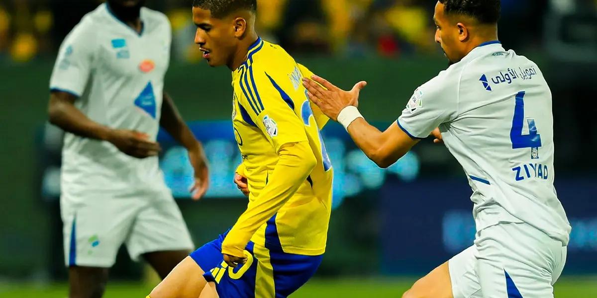 Before the end of the first half, Al Nassr took a 1-0 lead