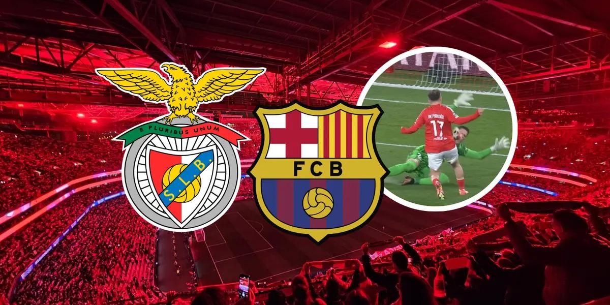 Benfica vs FC Barcelona Photo: SE Benfica, Escudoteca