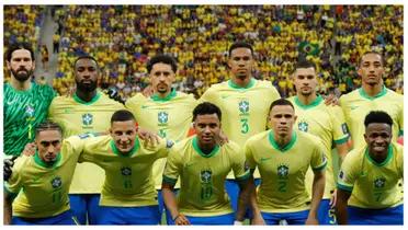 Brazil national team. Foto. Marca