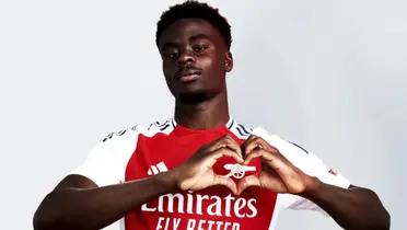 Bukayo Saka Photo: Arsenal.com