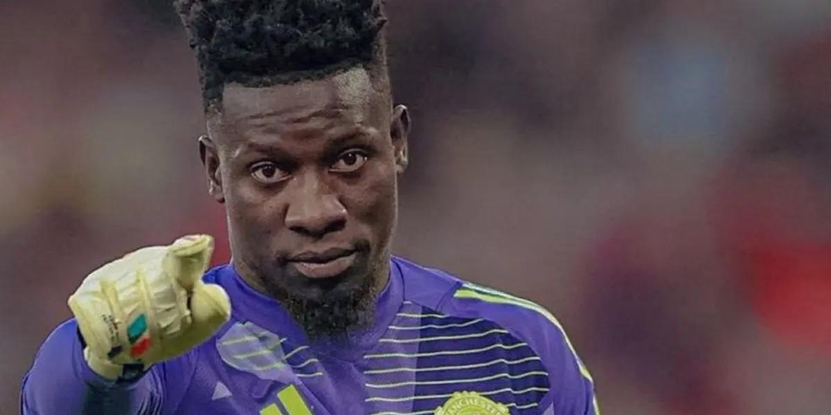 Cameroonian goalkeeper demonstrating all his qualities on Amorim's debut for Manchester United