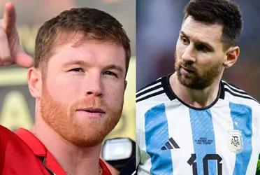 Canelo Alvarez ignited the social networks by inviting Lionel Messi to a punching match