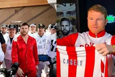 Canelo Álvarez is identified with the people of Guadalajara and even wore a Chivas jersey; prior to his fight, this is how the fighter reacted to the defeat of the Rebaño.