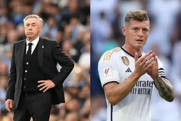 Carlo Ancelotti and his plans with Toni Kroos for 2024