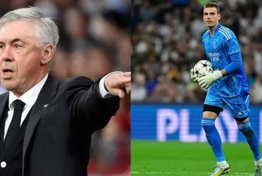 Carlo Ancelotti's message to Lunin after Courtois injury