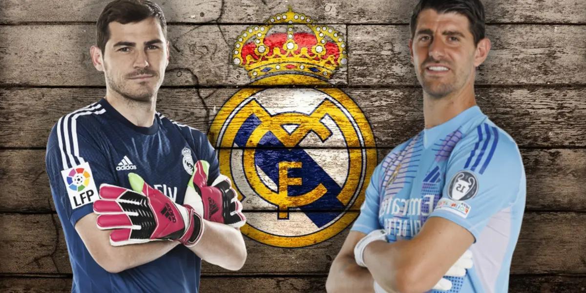 Casillas vs Courtois. PHOTO: Walpaper Real Madrid