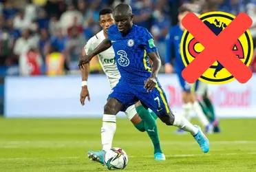 Chelsea will be without N'Goló Kanté for the match against América. The midfielder is one of Chelsea's best players.