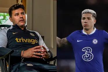 Chelsea's new manager's anger with Enzo Fernandez