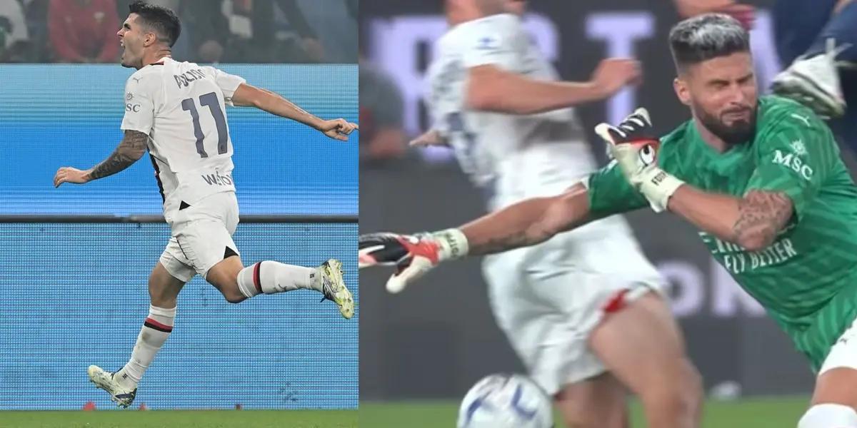 Christian Pulisic wanted to be the goalkeeper after Maignan was sent off