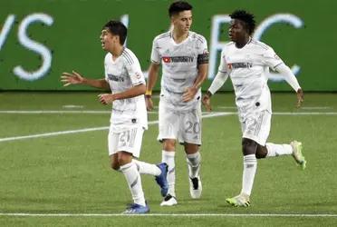 Christian Torres took 12 games to score his first goal for LAFC. Torres scored the goal in Sunday's 1-1 draw against the Portland Timbers.