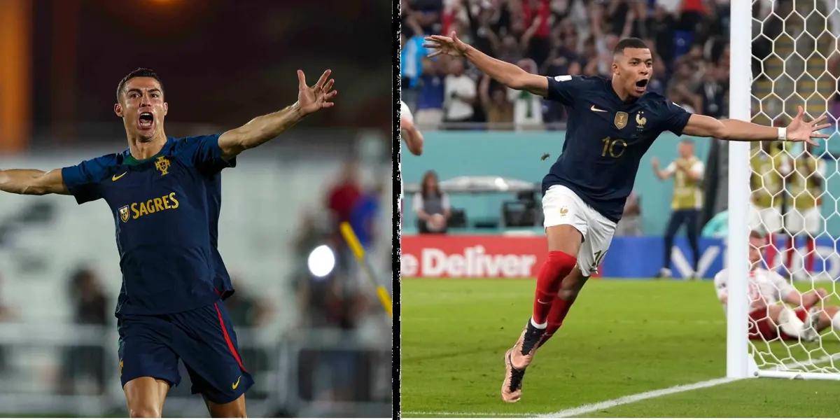 Cristiano reacts to Mbappe's performance