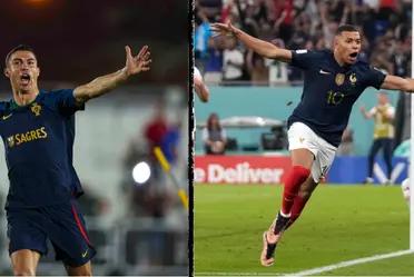 Cristiano reacts to Mbappe's performance