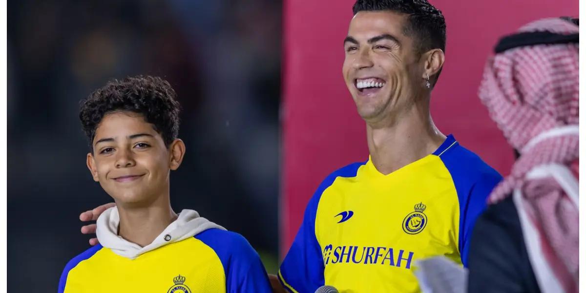 Cristiano Ronaldo and Cristiano Ronaldo JR