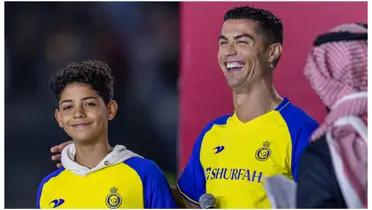 Cristiano Ronaldo and Cristiano Ronaldo JR