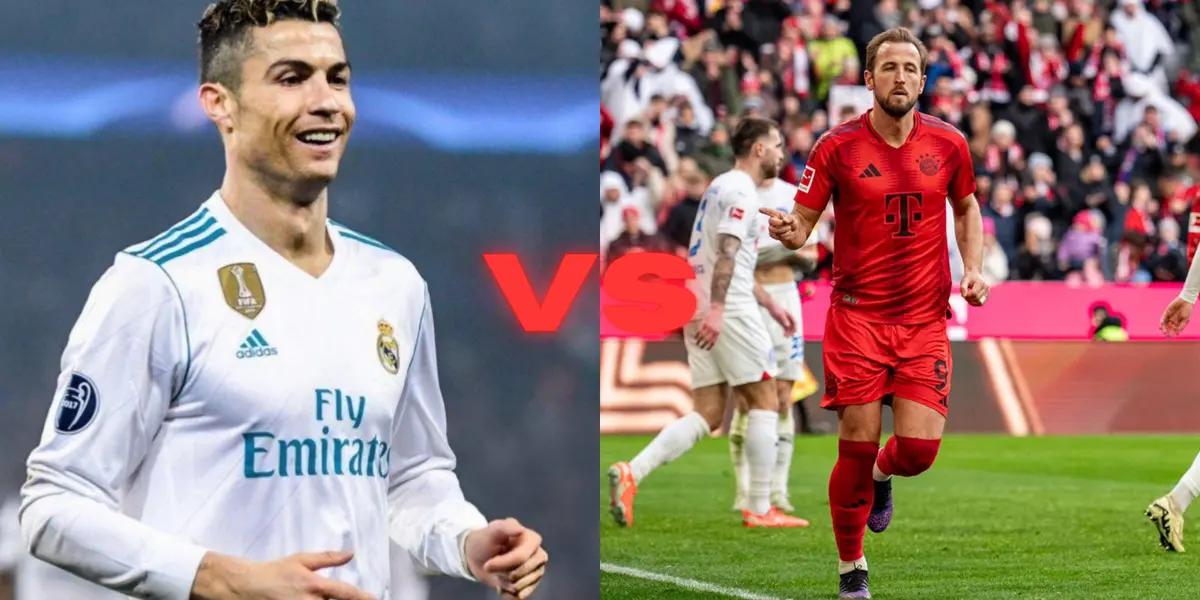 Cristiano Ronaldo and Harry Kane | @Cristiano and @HKane