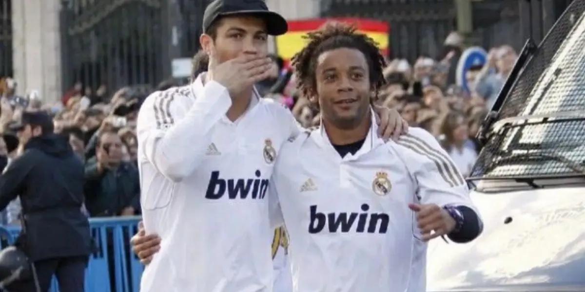 Cristiano Ronaldo and Marcelo Vieira | Photo: @realmadrid