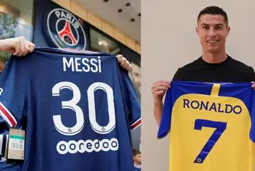 Cristiano Ronaldo and Messi are even competing in shirt sales.