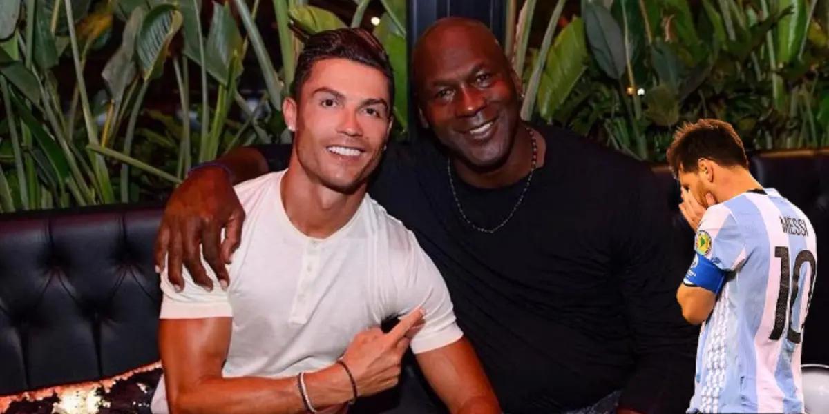Cristiano Ronaldo and Michael Jordan