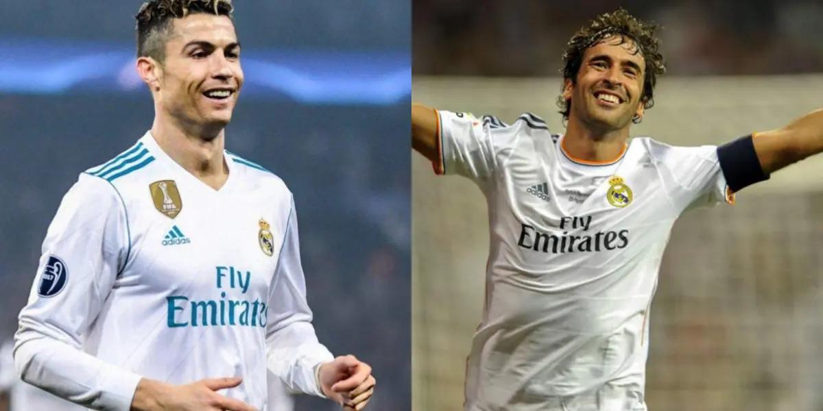 Cristiano Ronaldo and Raul Gonzalez | Photos: @LaLiga y @realmadrid