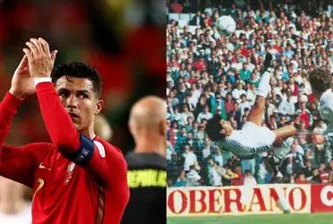 Cristiano Ronaldo confessed his admiration for Mexican national team goal scorer Hugo Sánchez and spoke about his first impression when he saw his bicycle kick goal.