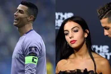 Cristiano Ronaldo has this hard problem with Georgina Rodríguez