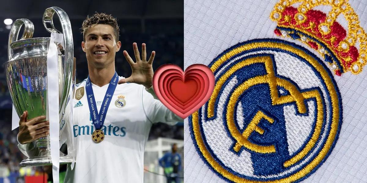 Cristiano Ronaldo left a message for Real Madrid on its birthday.
