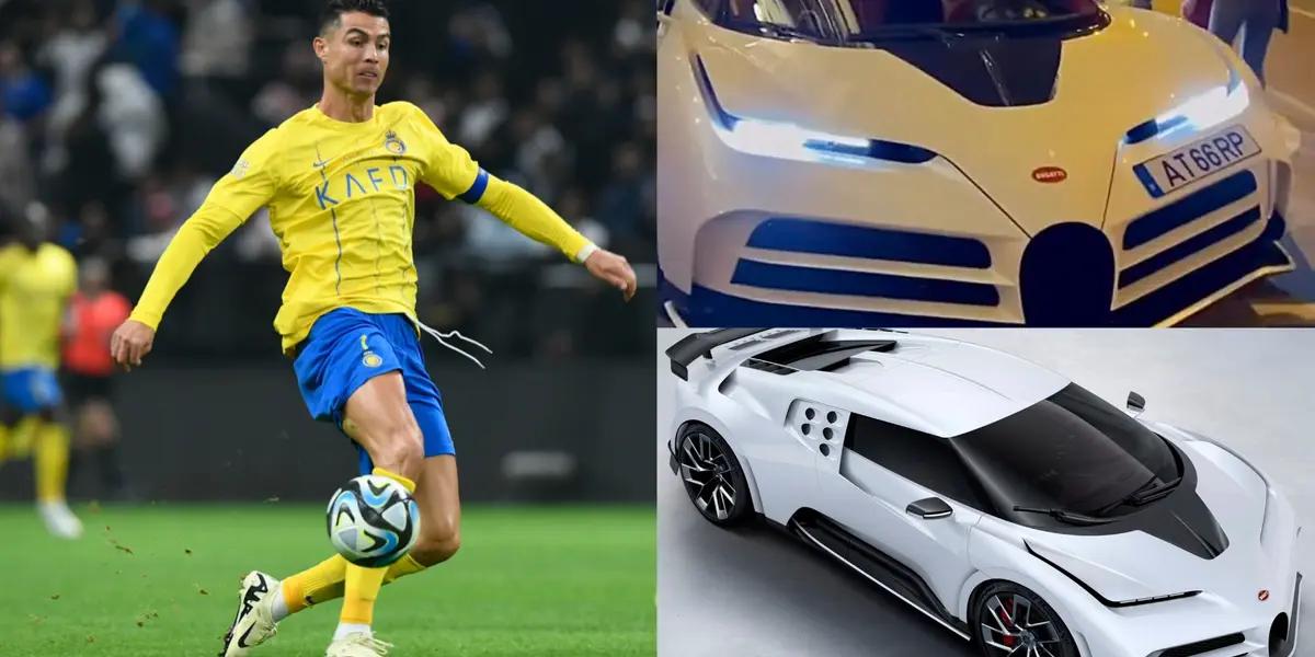 Cristiano Ronaldo owns one of the rarest Bugatti's in the world.