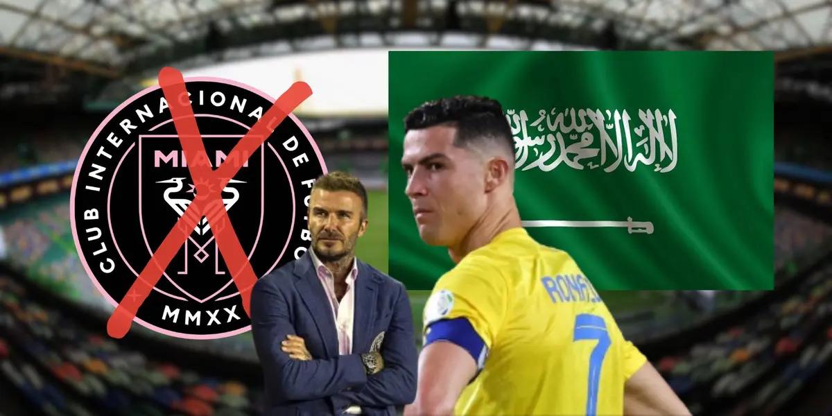 Cristiano Ronaldo wearing the captain's armband during a Saudi Pro League match with Al-Nassr