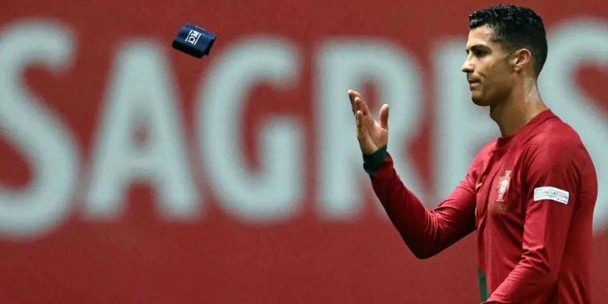 Cristiano was visibly frustrated during the match against Spain