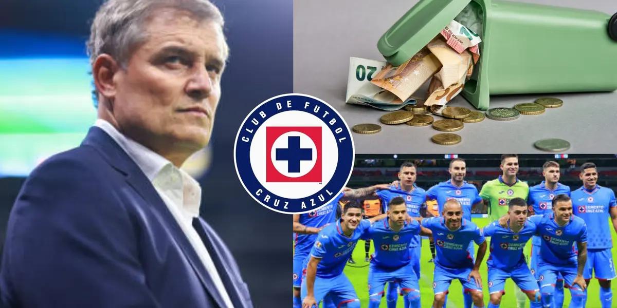 Cruz Azul pays a player 30 million Mexican pesos to keep him on the bench